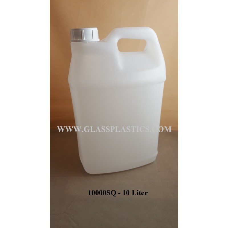 Square HDPE Container: 10 Liter