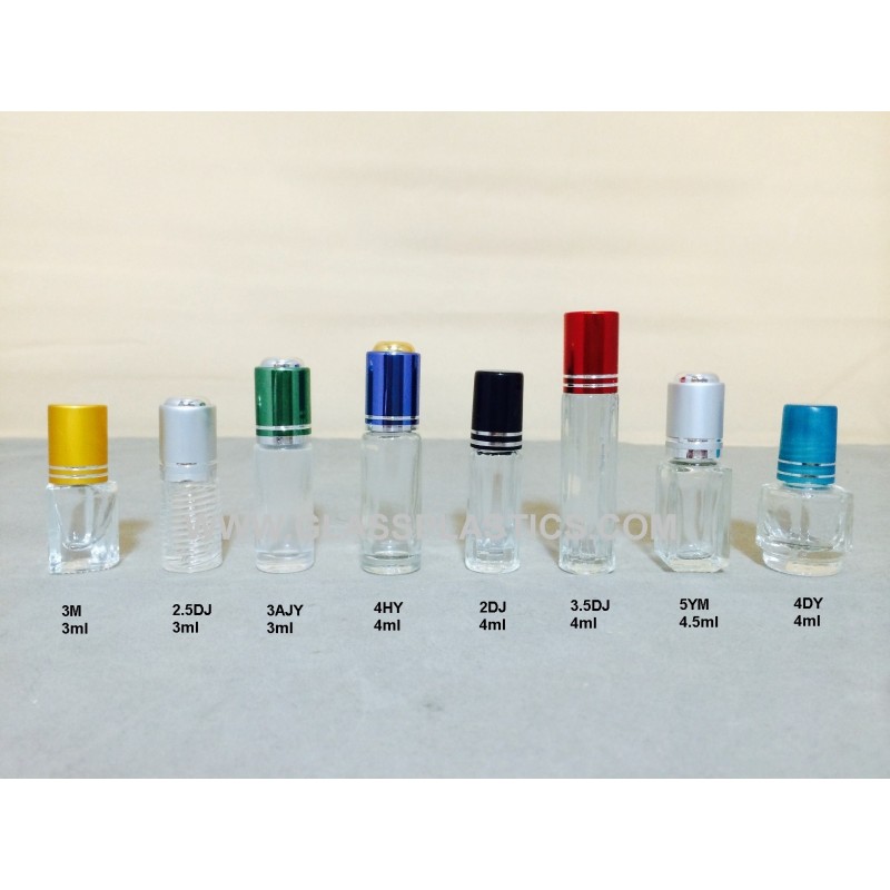 Perfume roller bottle – 3ml and 4ml