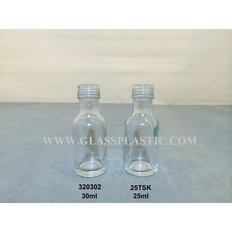 25ml & 30ml Glass Bottle