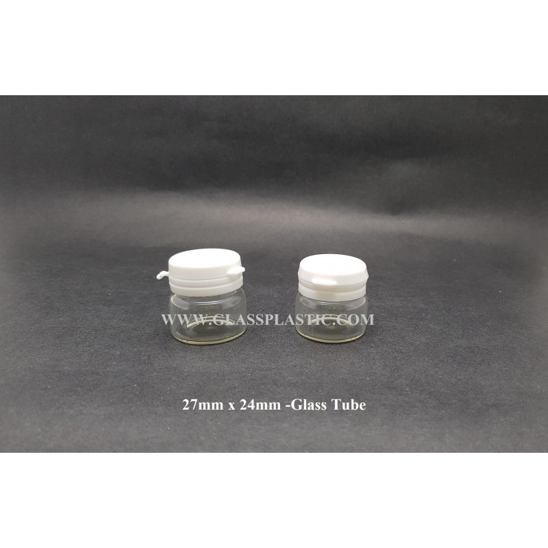 27×24 Tablet Glass Tube – 5ml