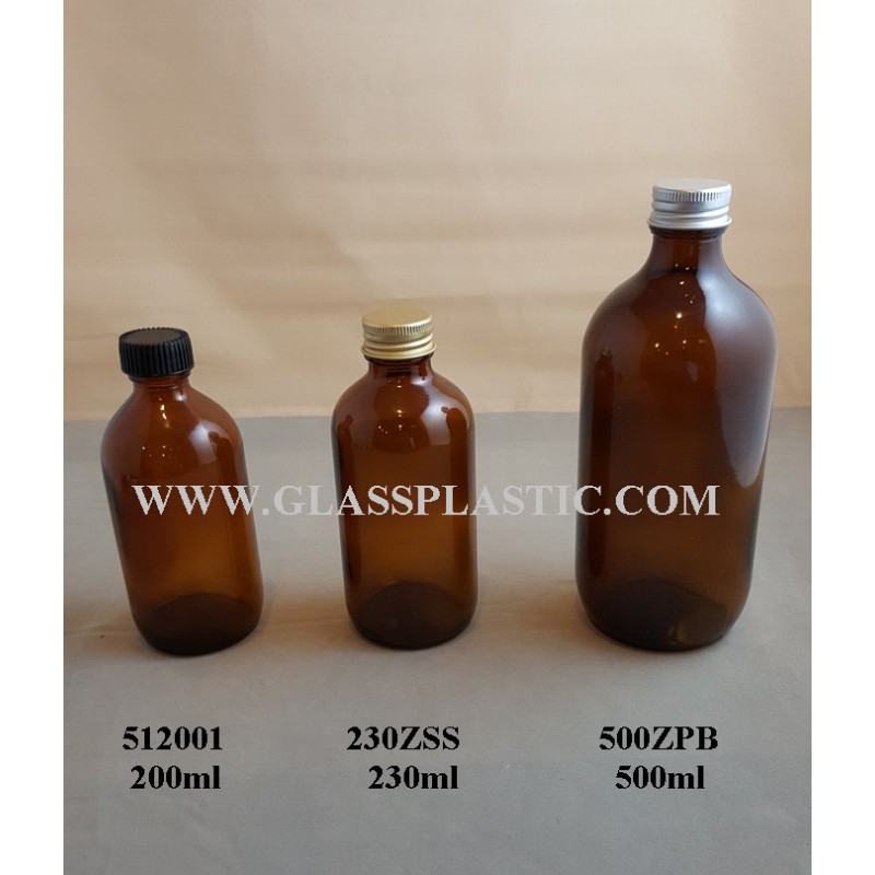 Amber Syrup Bottle – 1