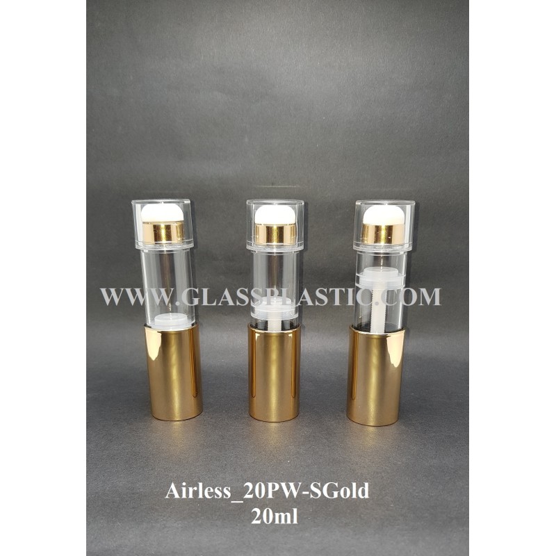 Airless Powder Pump – 20ml (Shining Gold)