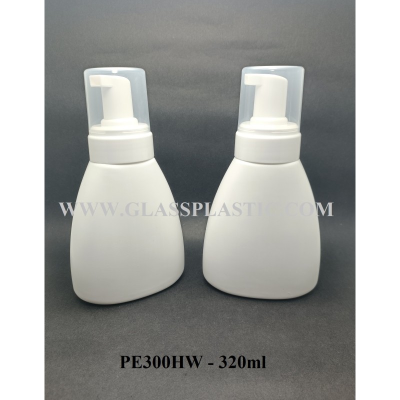 Foam Pump HDPE Bottle: 320ml (Oval)