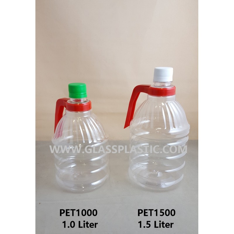 PET Plastic Bottle – 1.0 Liter & 1.5 Liter