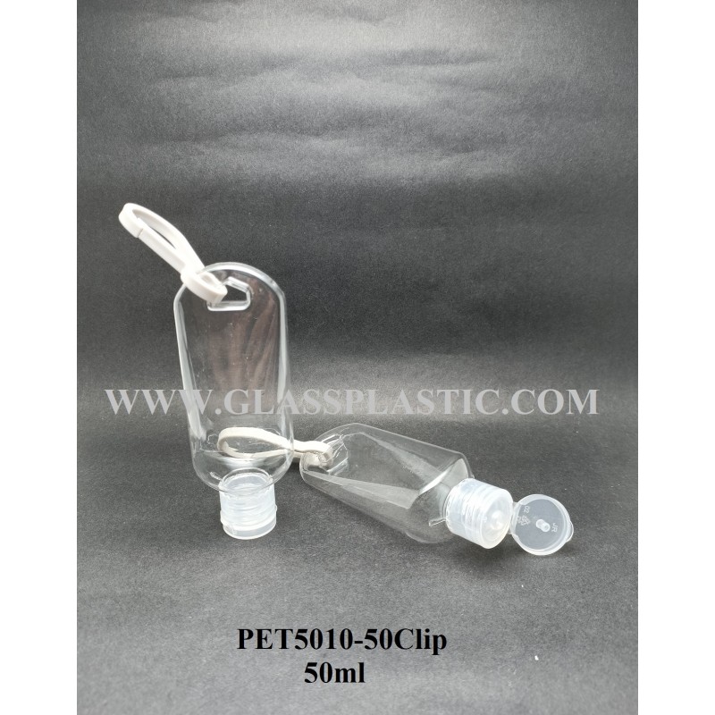 Sanitizer Bottle with Hook : 50ml