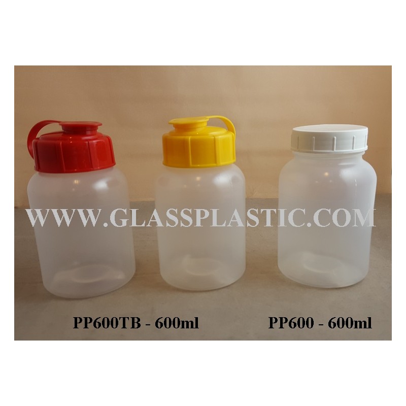 PP Plastic Container: 600ml