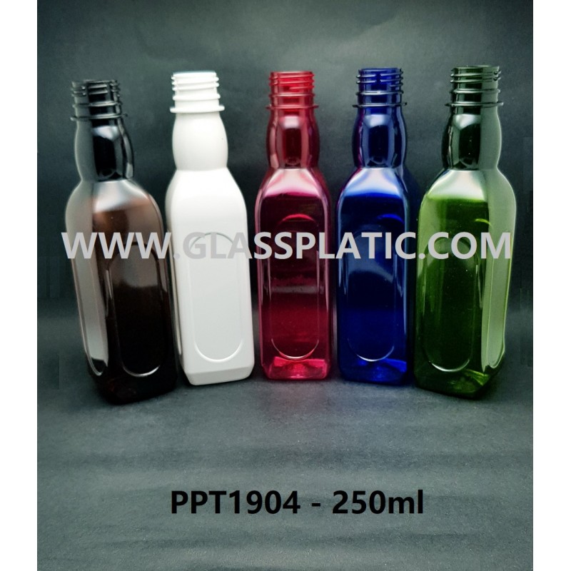 250ml PET Square Bottle