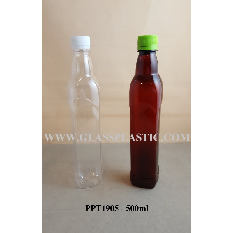 500ml PET Square Bottle