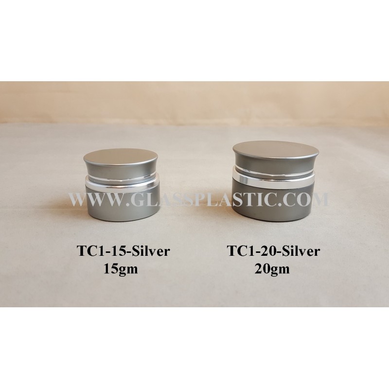 Silver Chrome Jar – 15gm & 20gm