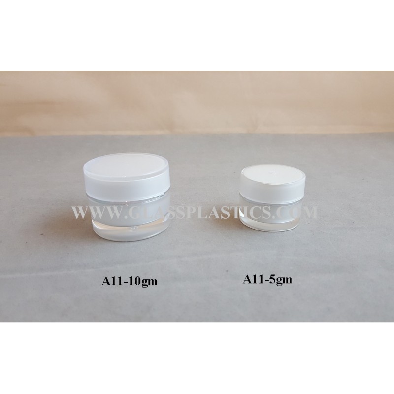 Acrylic Round Jar – 5gm & 10gm (A11 Series)