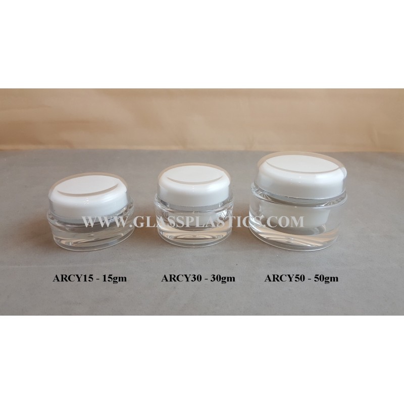 Acrylic Jar – 15gm, 30gm, 50gm