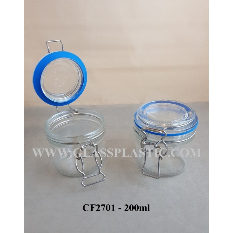 CF2701 – 200ml Glass Jar with Metal Lock