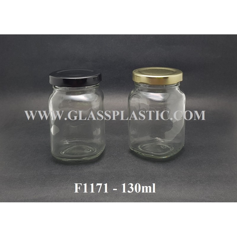 Square Glass Jar – 130ml