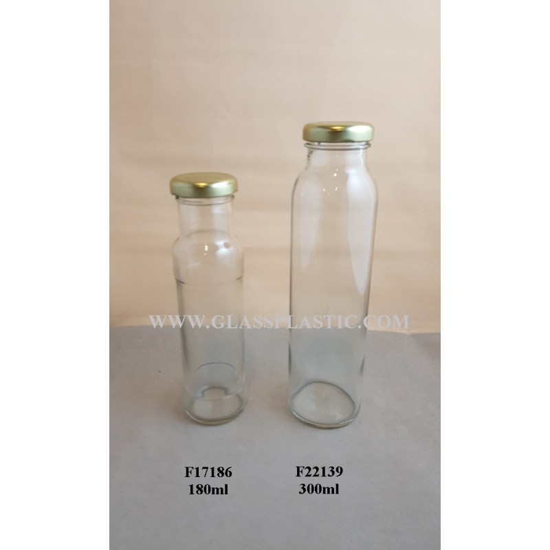 Round Glass Bottle – 180ml & 300ml