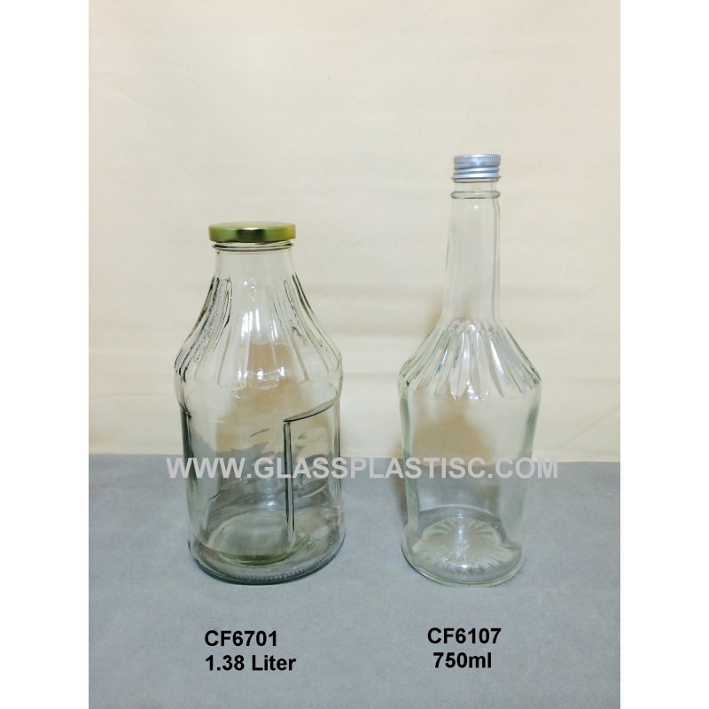 Glass Bottle – 750ml & 1.38 Liter