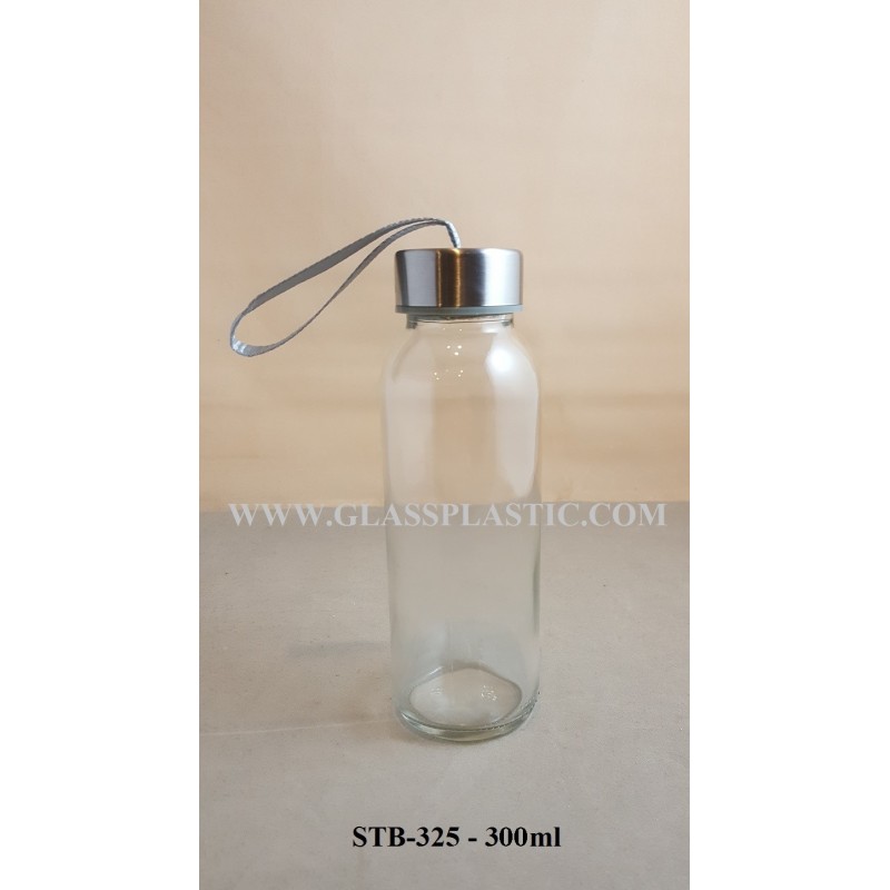 Round Glass Juice Bottle – 300ml