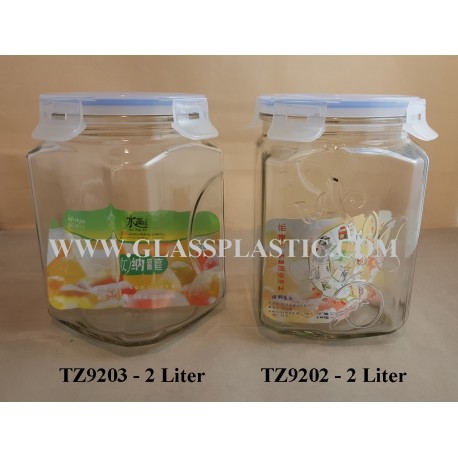 Air Tie Jar – 2.0 Liter Square